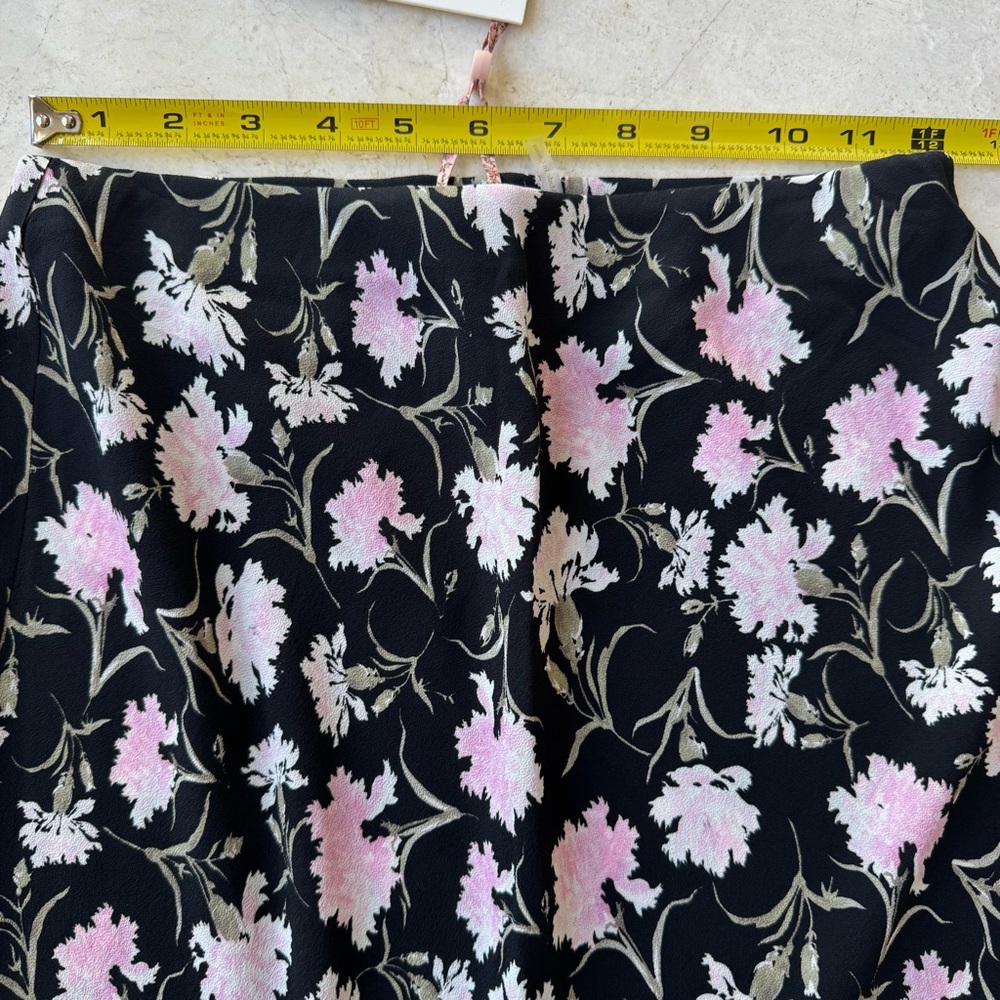 LoveShackFancy Castel Floral Black and Pink Maxi Skirt size XS - Picture 6 of 14